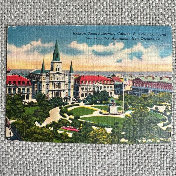Jackson Square New Orleans Louisiana Mini Postcard - Picture 3 of 7